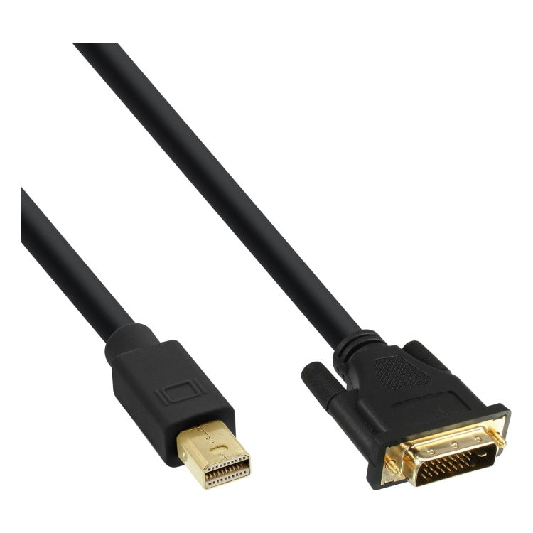 INL-mDP-DVI-1.5 1,5 meter InLine Mini DisplayPort naar DVI-D kabel - Full HD - Zwart