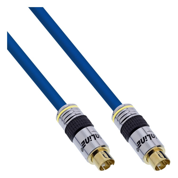 INL-S-VHS-3 Premium S-VHS Videokabel Premium - 4-pins mini DIN Mannelijk/Mannelijk - Verguld - 3 meter