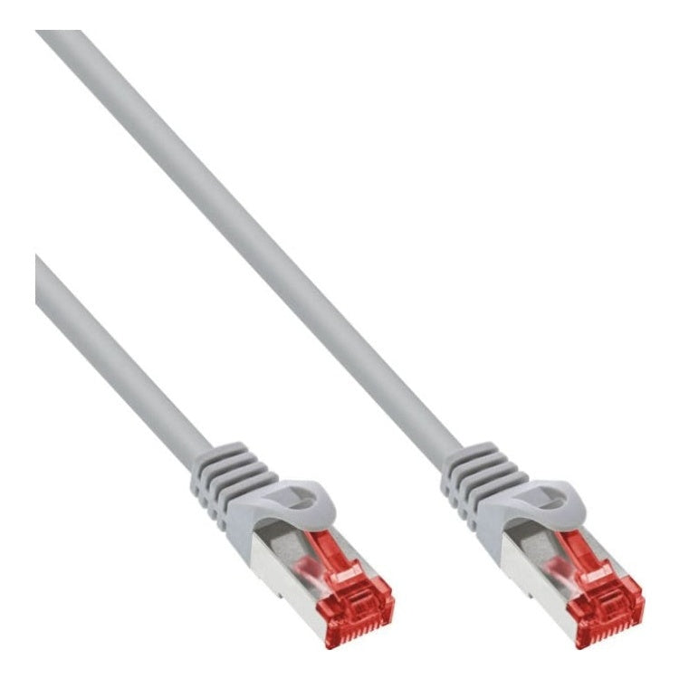 INL-SF-C6C-2-G 2 meter Cat 6 S/FTP (PiMF) netwerkkabel - 100% koper - Grijs