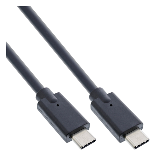 INL-USB-C-3.2-5-ZW Inline USB kabel - USB 3.2  - USB-C - 5 meter - PD 60 watt - Zwart