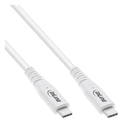 INL-USB-C-4-40g-240w-1.5-WT 1,5 meter USB-C kabel  - USB4 40 Gbps - 8K 60Hz - PD 240W - Wit