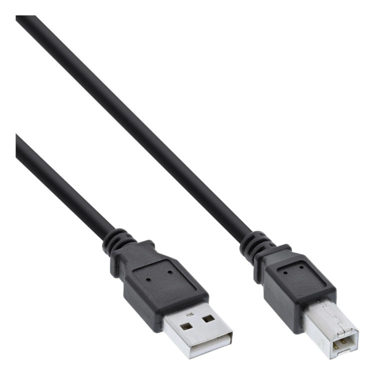 INL-USB2.0-AB-0.3 30 cm USB 2.0-kabel A naar B - Zwart