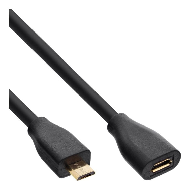 INL-USB2.0-MC-V-2 2 meter Micro-USB 2.0 male naar Micro-USB 2.0 female verlengkabel