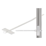KB-2.5-100-TR-MK kabelbinders - 100 stuks - 2,5x100 mm - met tekst vak  - Wit