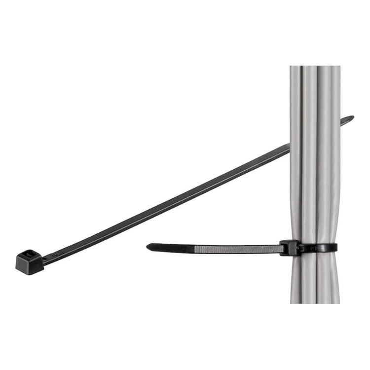 KB-3.5-300-ZW kabelbinders - 3,5x300 mm - weerbestendig - 100 stuks - Zwart