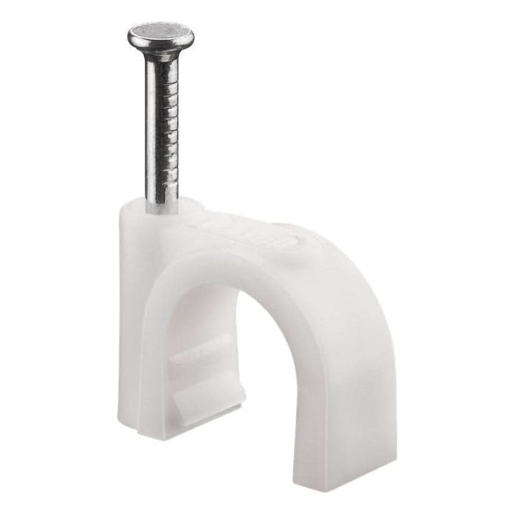 KC-10mm-W kabelclip - 10 mm - 100 stuks - Wit