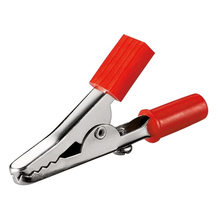 KC-45-RD Krokodillenklem - Alligator clip met schroef - Rood - 45 mm