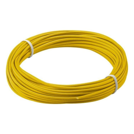 KD-0.14-10m-GL 1x 0,14mm geïsoleerd koperdraad voor hobby toepassingen - 10 meter - Geel