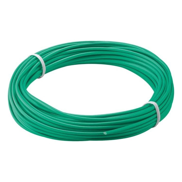 KD-0.14-10m-GR 1x 0,14mm geïsoleerd koperdraad voor hobby toepassingen - 10 meter - Groen