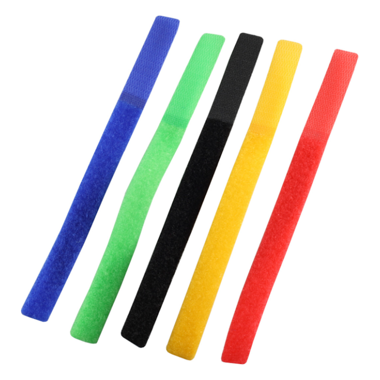 KLB-ASS-5 kabelbinders - 5 stuks - klittenband - 16x215 mm - Kleurenmix