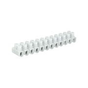KRST-6mm-12 12 polige kroonsteen strip - wit - 6 mm