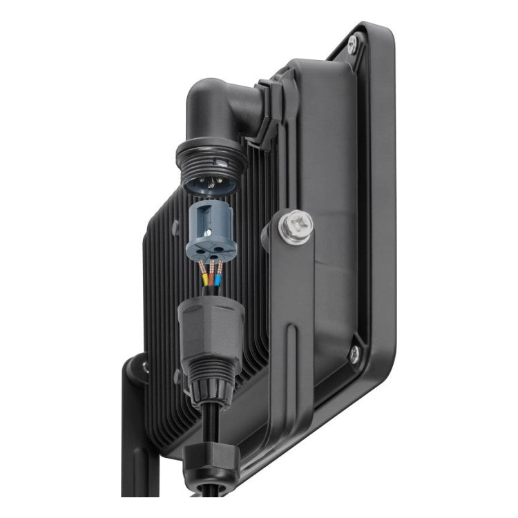 LED-50W-4K-ZW 50 watt led schijnwerper - 4000K (daglicht) - Zwart