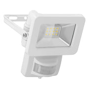 LED-SEN-10W-4K-WT 10 watt led schijnwerper met sensor - 4000K (daglicht) - Wit