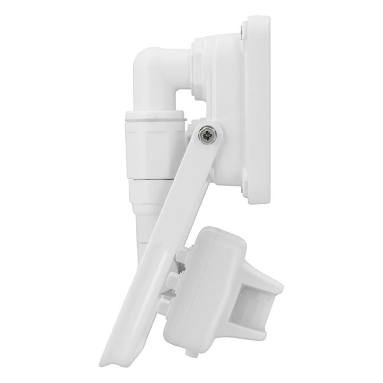 LED-SEN-10W-4K-WT 10 watt led schijnwerper met sensor - 4000K (daglicht) - Wit