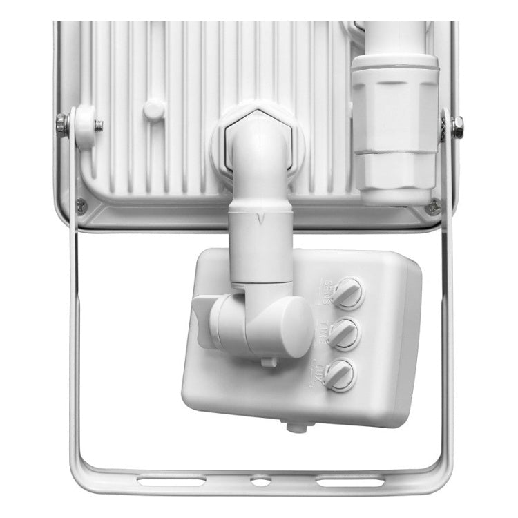 LED-SEN-10W-4K-WT 10 watt led schijnwerper met sensor - 4000K (daglicht) - Wit