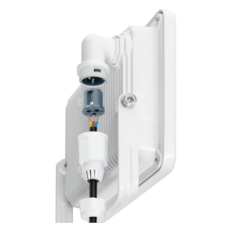 LED-SEN-10W-4K-WT 10 watt led schijnwerper met sensor - 4000K (daglicht) - Wit