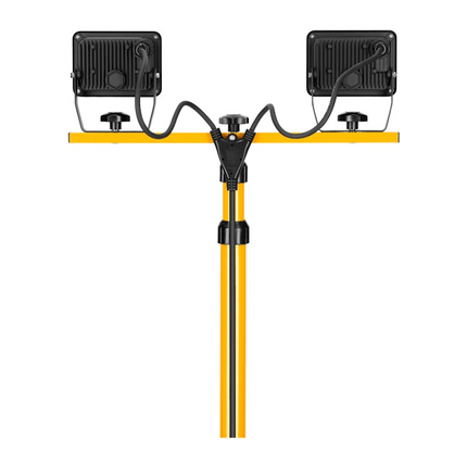 Led werklamp op statief - 2 x 20 watt - met 2.5m kabel