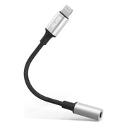 LNG-3.5MM 10 cm lightning naar 3,5 mm audio adapter - MFi gecertificeerd