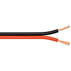 Luidsprekerkabel - 2 x 0.75 mm² - 100 meter - CCA - Rood/zwart - Goobay
