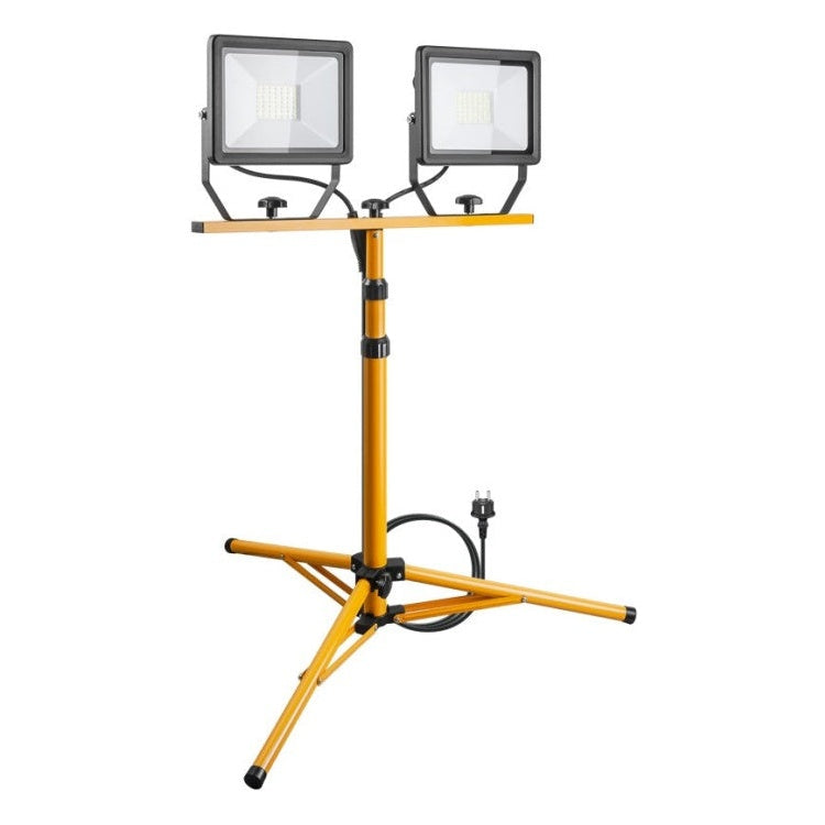 LW-TRI-2x50W Led werklamp op statief - 2 x 50 watt - met 2.5m kabel