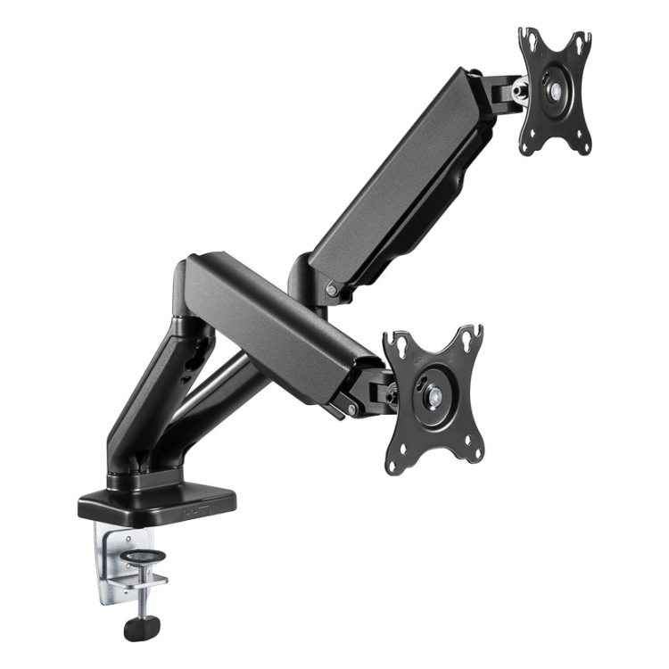 MA-2-G-FM18KG Goobay bureau monitorarm - 2 monitoren - Met gasveer - Tot 32 inch / 9 KG per stuk