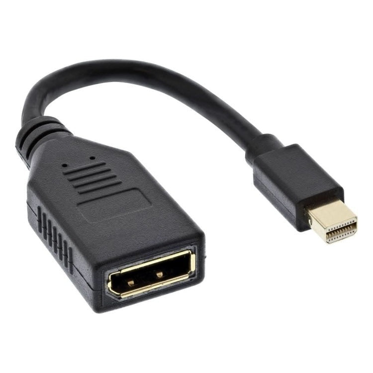 MDP-1.2-DP-0.15-ZW 15 cm mini DisplayPort naar DisplayPort 1.2 kabel - 4K/60Hz - Zwart
