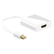 mDP-HDMI-4K 10 cm Mini DisplayPort™/HDMI™-adapterkabel 1.2 - Mini DisplayPort mannelijk > HDMI™ vrouwelijk (Type A) - Verguld - Wit