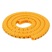 MKCP-0-9-3-5.2mm Kabelmarkeerclips 0-9 - Ø 3-5,2 mm - 1000 stuks - Geel