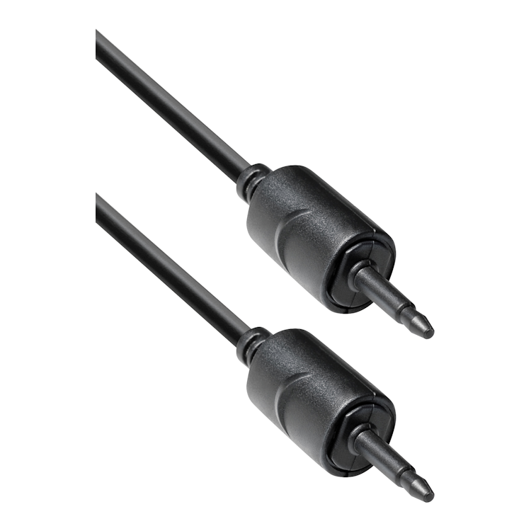 mTL-3 Mini Toslink kabel - 3 meter - Mini Toslink naar Mini Toslink - 2.2 mm - Zwart
