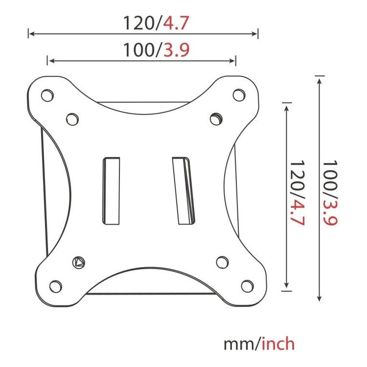 MW-H9-1S My Wall TV muurbeugel - Tot 30 inch - Extra dun (1.8 cm)