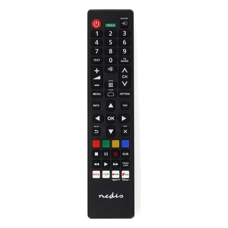 ND-AB-UNI-PS Universele Afstandsbediening voor Panasonic en Sharp Tv's - Voorgeprogrammeerd - Ook voor Smart Tv's