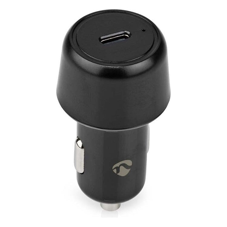 ND-AUT-USBC-30W Autolader met 1x USB-C PD - 30W - Zwart