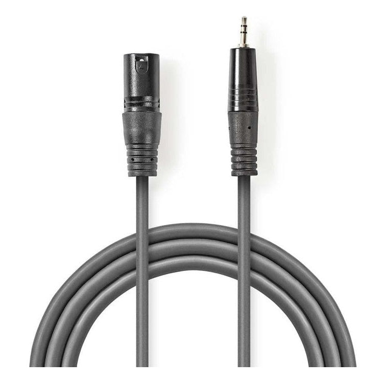 ND-XLR-3.5ST-1.5 XLR (m) - 3,5mm Jack (m) Audiokabel - 1,5 meter - Afgeschermd - Koper