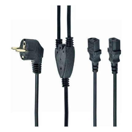 NS-2xC13-2 C13 kabel - Splitter naar 2 x C13 - Zwart