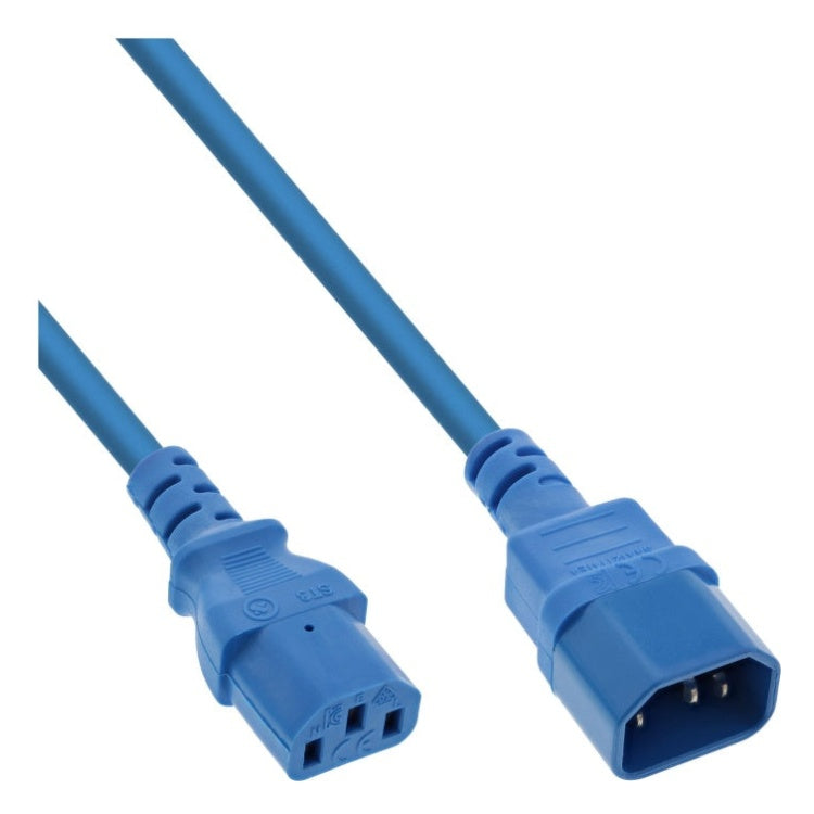 NS-C13-C14-BL-0.5 50 cm C13 - C14 verlengkabel - Blauw