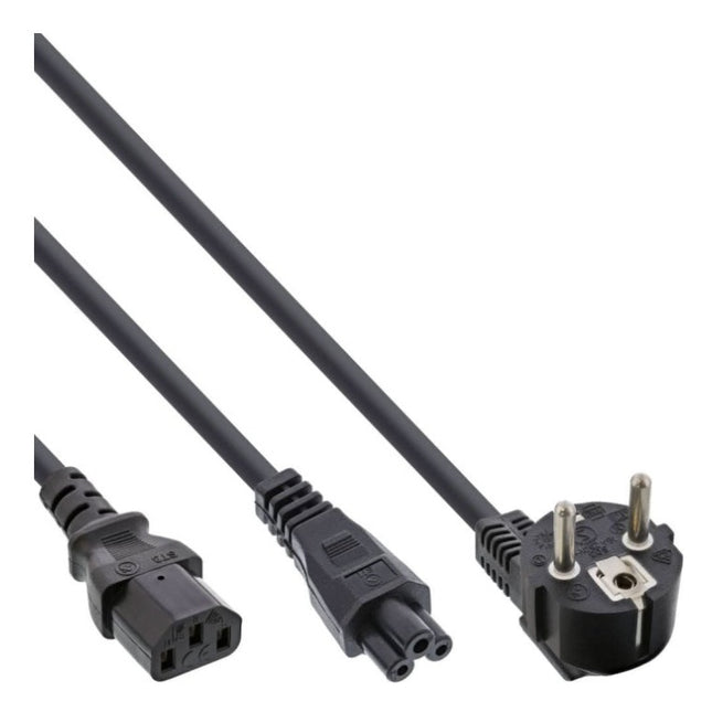 NS-C13-C15-Y-2 Splitter van Schuko naar 1 x C13 + 1 x C15 - 2 meter