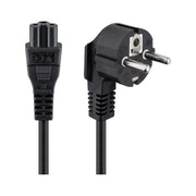 NS-C5-1.8-ZW C5 kabel - 1,8 meter - schukostekker naar C5 - Zwart