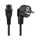 NS-C5-3-ZW C5 kabel - 3 meter - schukostekker naar C5 - Zwart