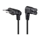 NS-C7-2H-10-ZW C7 kabel - 10 meter - Eurostekker naar C7 - 2xhaaks - Zwart