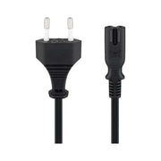 NS-C7-3-ZW C7 kabel - 3 meter - Eurostekker naar C7 - zwart
