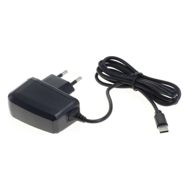 OT-230V10W-C-1.1 OTB USB C lader -  Vaste kabel - 2A - Zwart - 1,10 meter