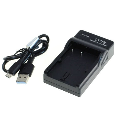 OTB lader voor camera accu - Geschikt voor Canon BP-serie cameraaccu’s - Zwart