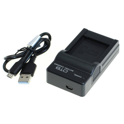 OTB lader voor camera accu - Geschikt voor Canon NB-11L accu - Zwart