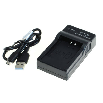 OTB lader voor camera accu - Geschikt voor Canon NB-11L accu - Zwart