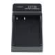 OTB lader voor camera accu - Geschikt voor Casio NP-40 / Kodak LB-060 - Zwart