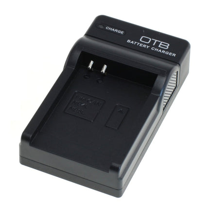 OTB lader voor camera accu - Geschikt voor Fuji NP-60 / Samsung SLB-0837 / Kodak KLIC-5001 - Zwart