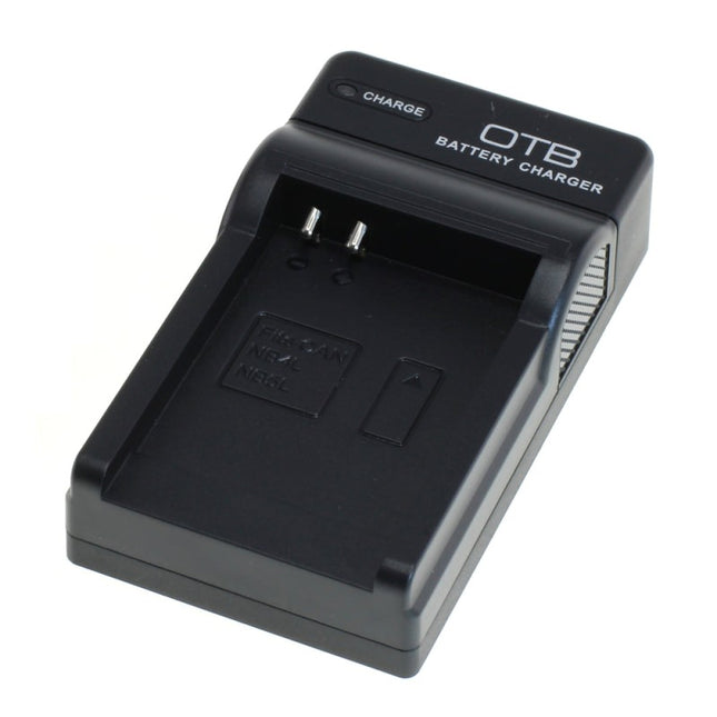 OTB lader voor camera accu - Geschikt voor Fuji NP-60 / Samsung SLB-0837 / Kodak KLIC-5001 - Zwart