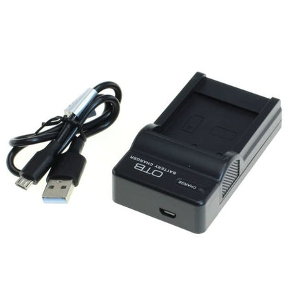 OTB lader voor camera accu - Geschikt voor Medion DC-8300 / Premier DS-8330 / Rollei DP-8300 - Zwart