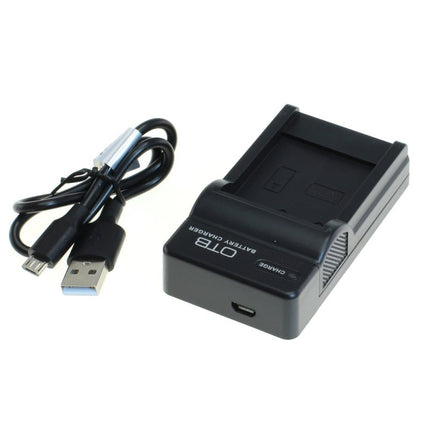 OTB lader voor camera accu - Geschikt voor Medion DC-8300 / Premier DS-8330 / Rollei DP-8300 - Zwart