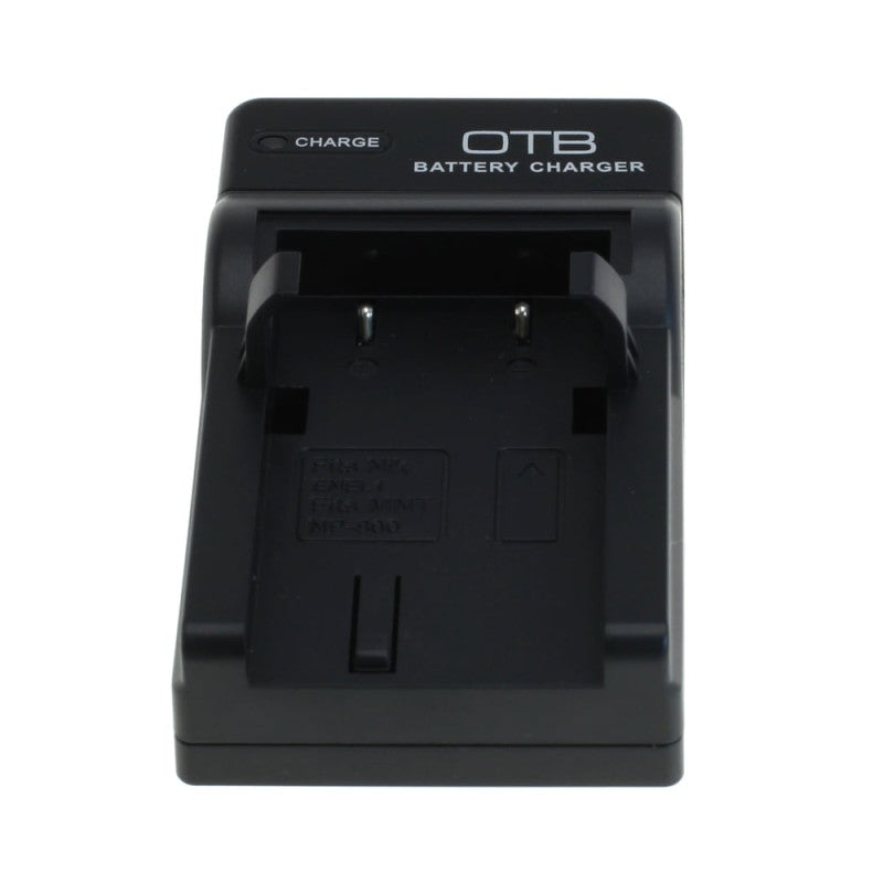 OTB lader voor camera accu - Geschikt voor Nikon EN-EL1 / Minolta NP-800 - Zwart